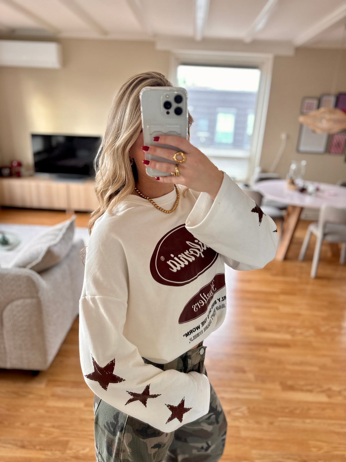 California longsleeved top - offwhite