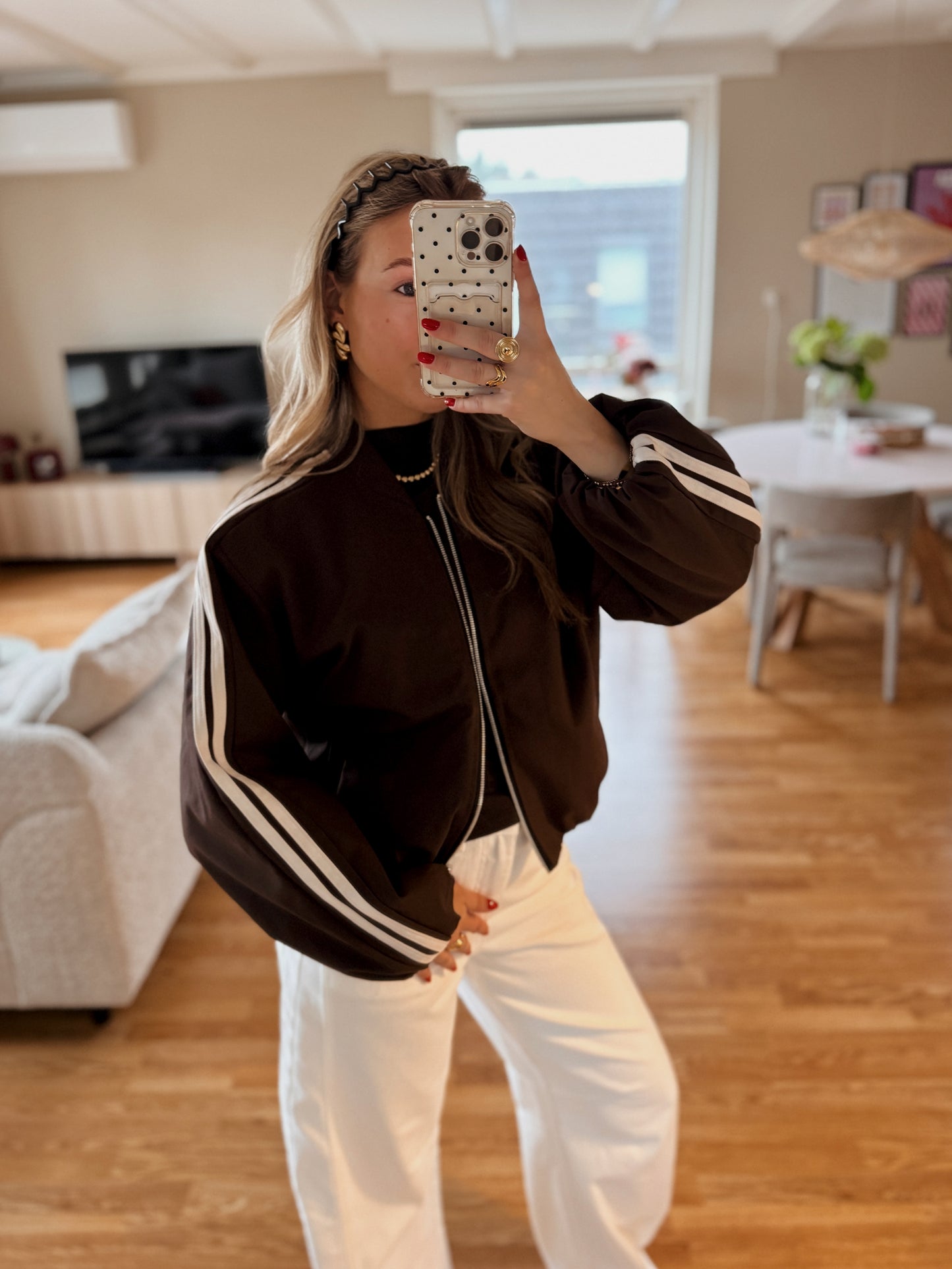 Amalia bomber jacket - bruin