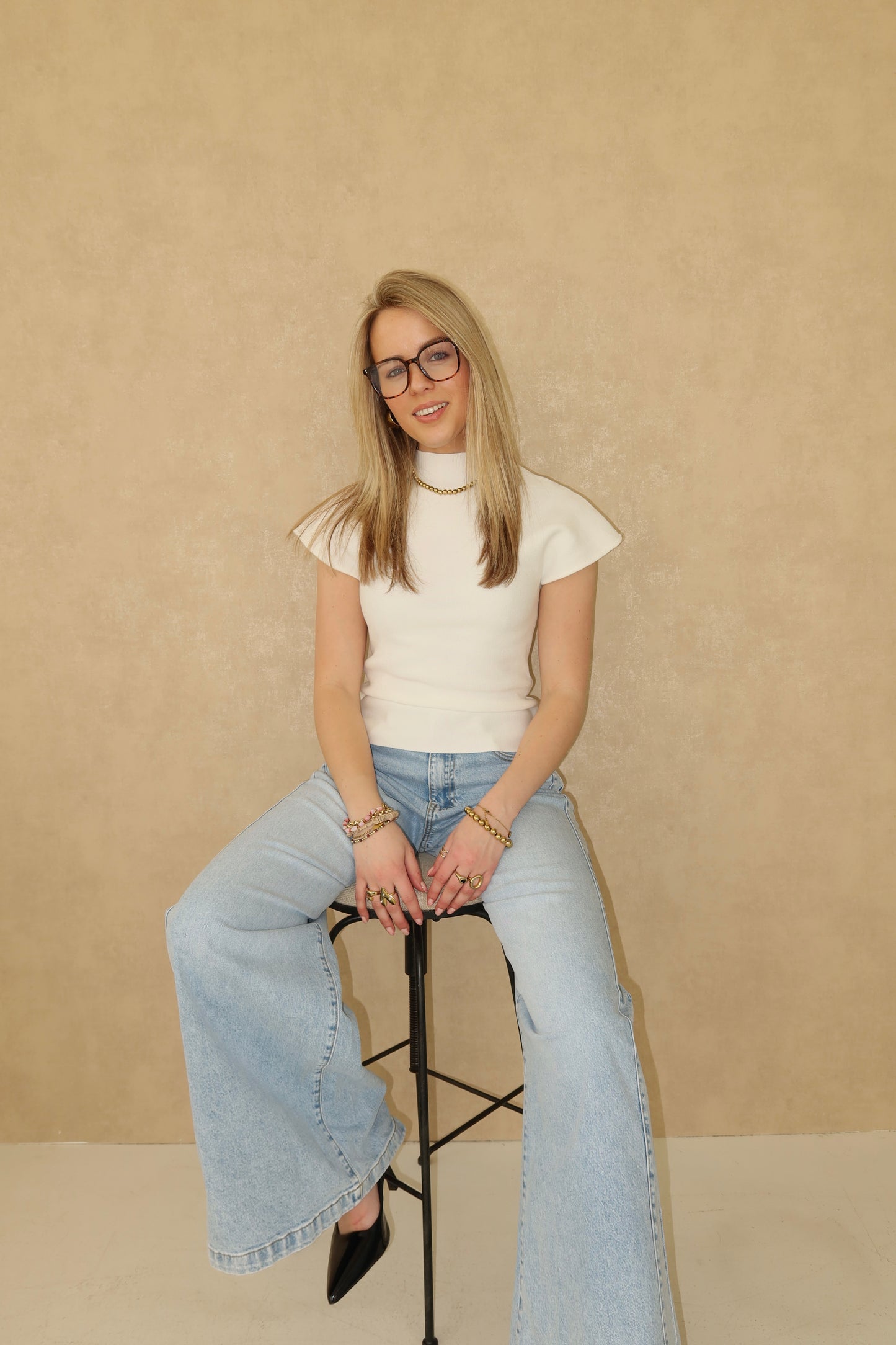 Elena top - wit
