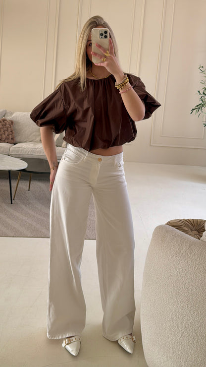 Jule blouse - bruin