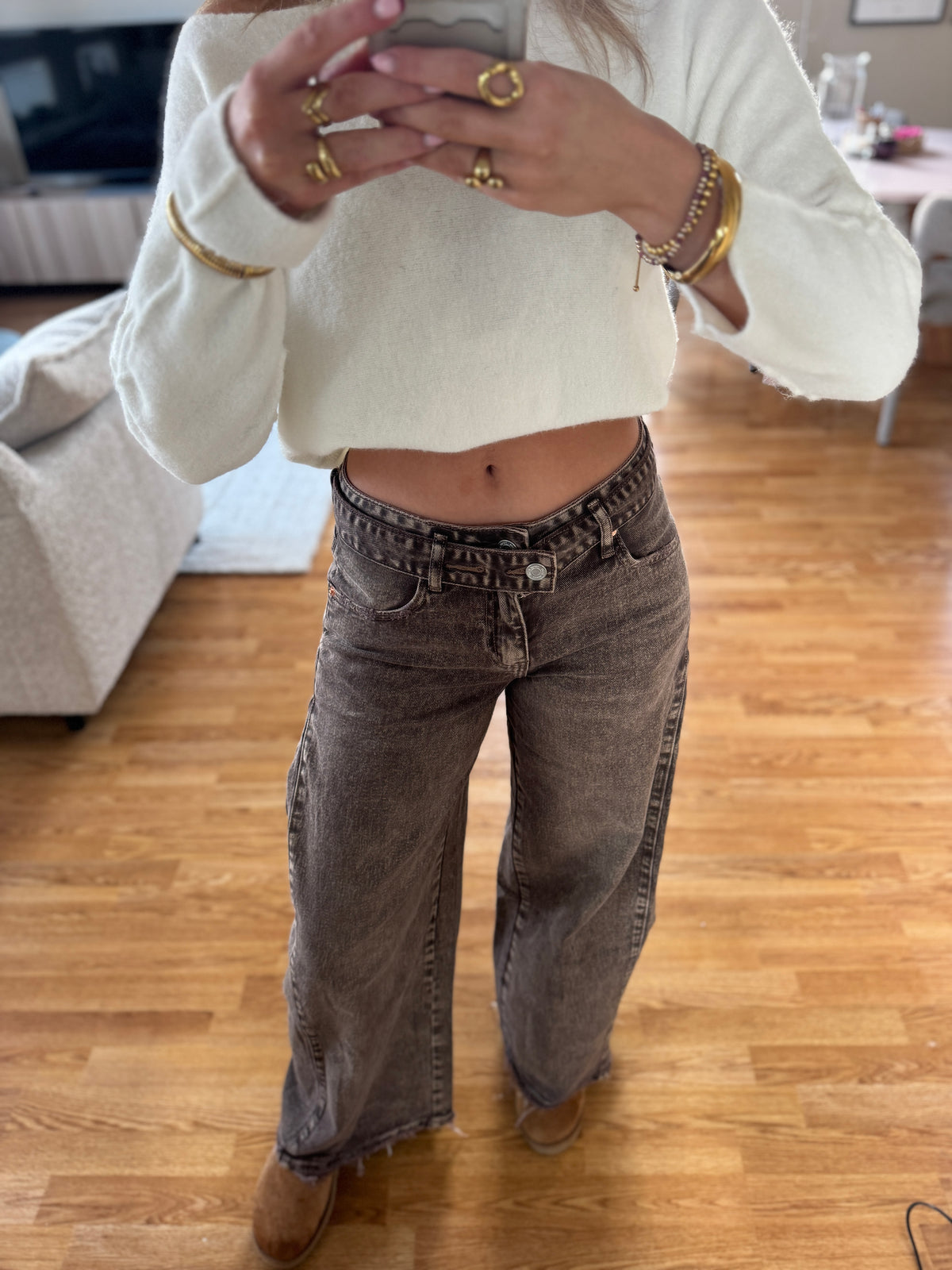 Double button jeans - Queenhearts