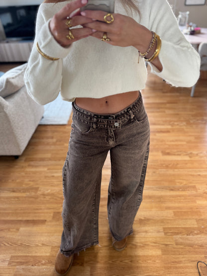 Double button jeans - Queenhearts