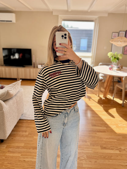 New York striped longsleeved top