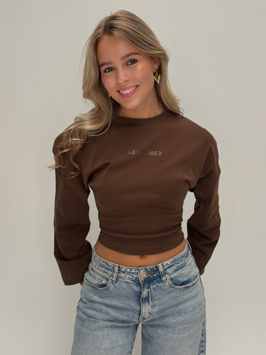 Redefined top longsleeved - bruin