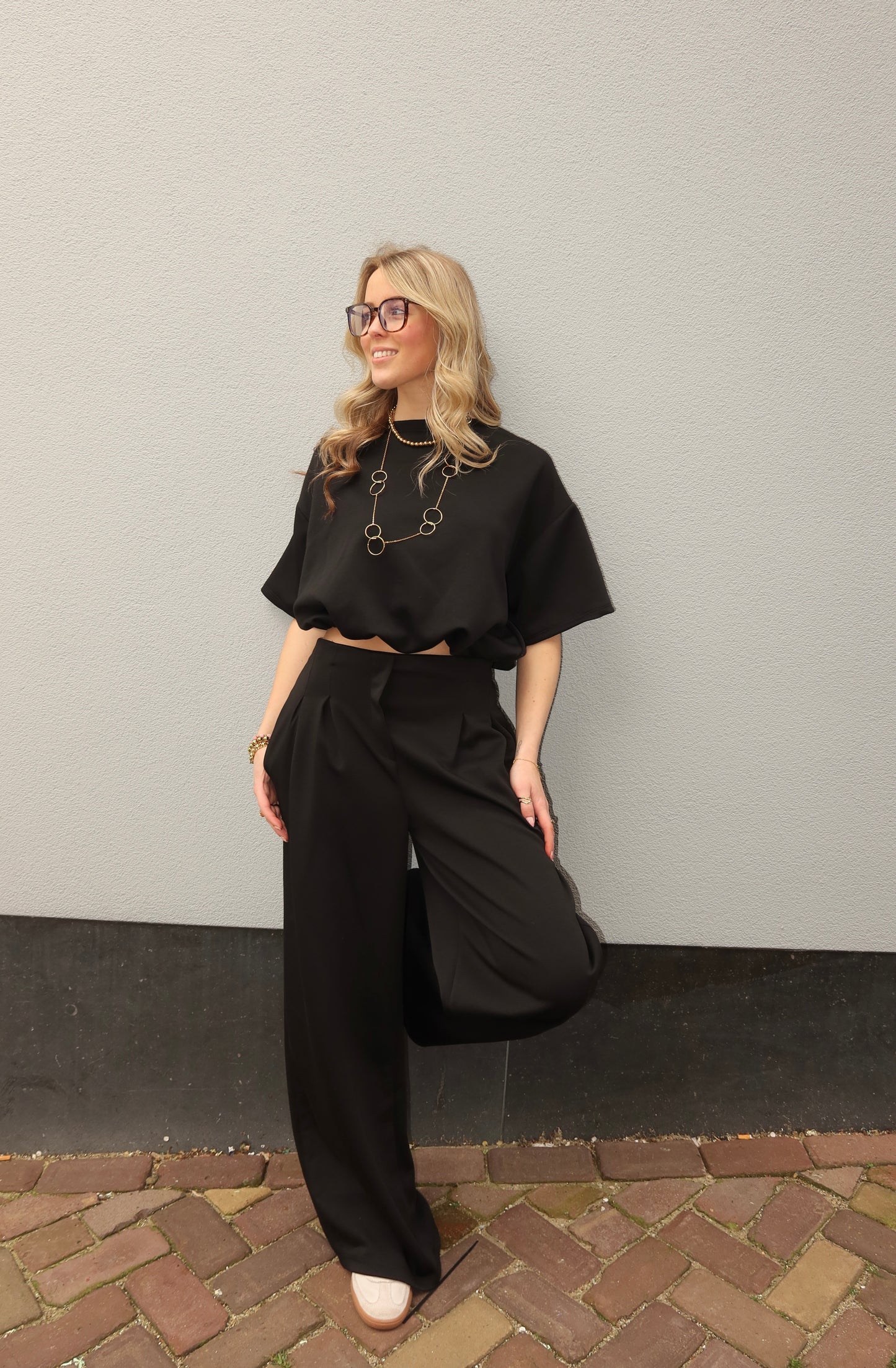 Millie comfy set - zwart