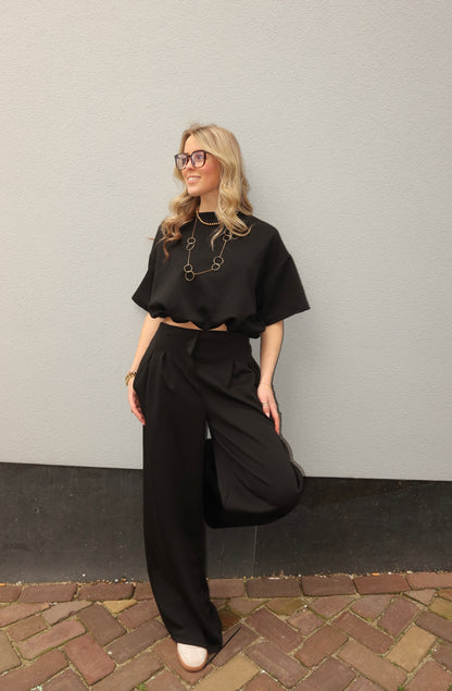 Millie comfy set - zwart