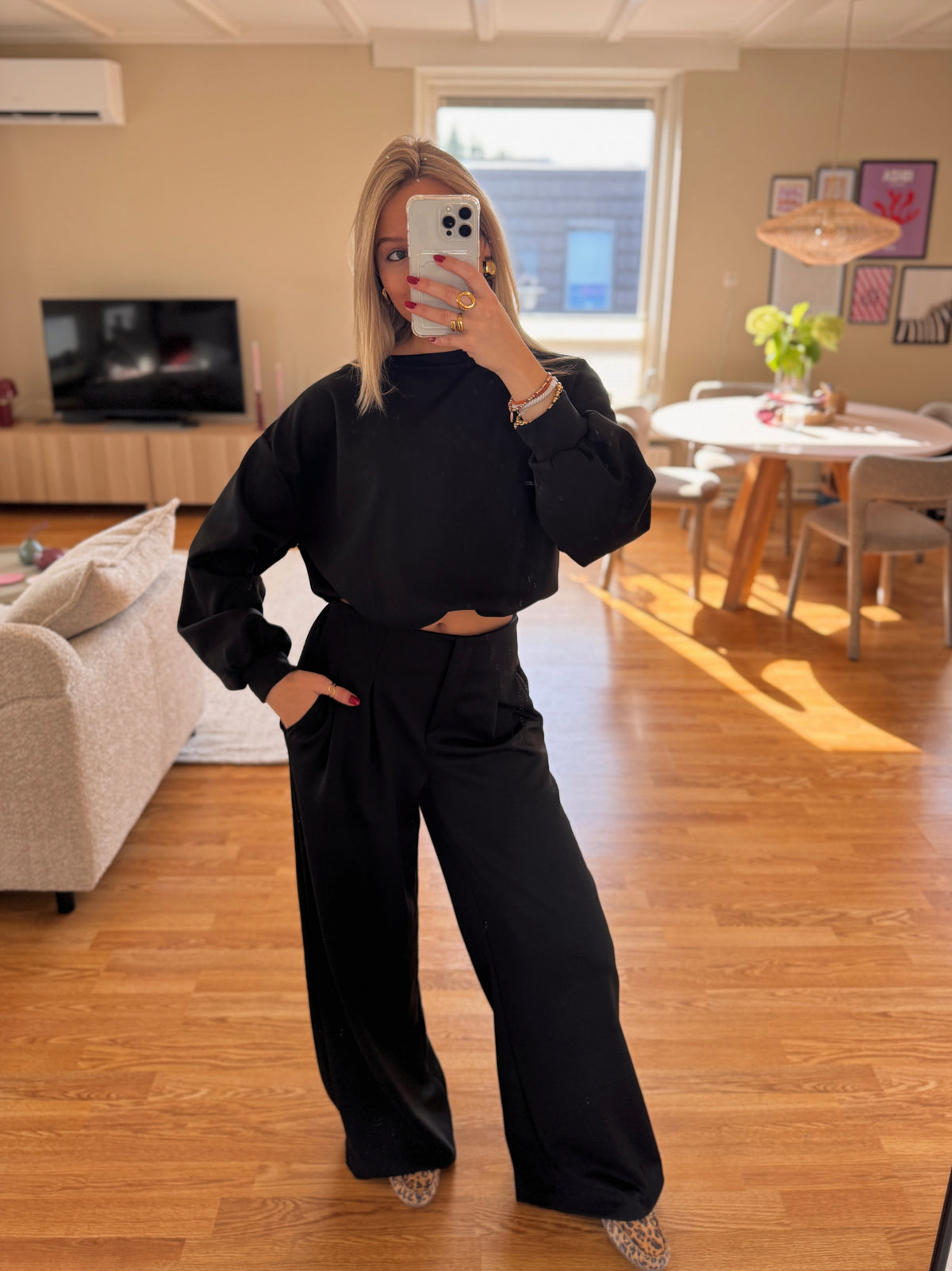 Cozy comfy set - zwart