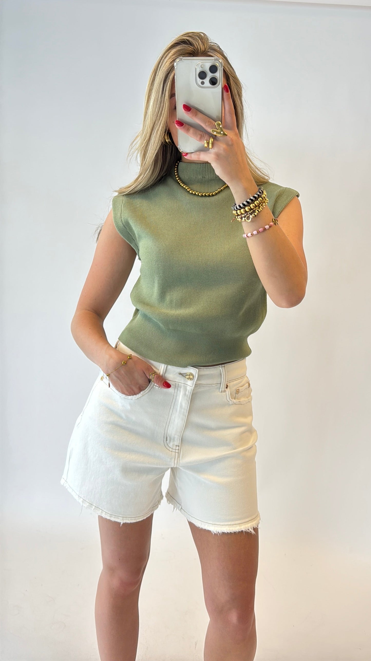 Lou top - groen