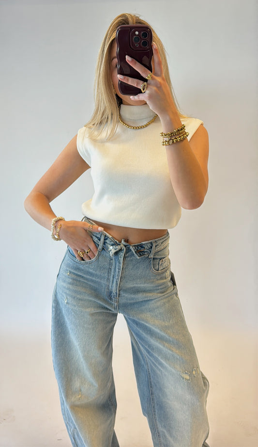 Lou top - wit