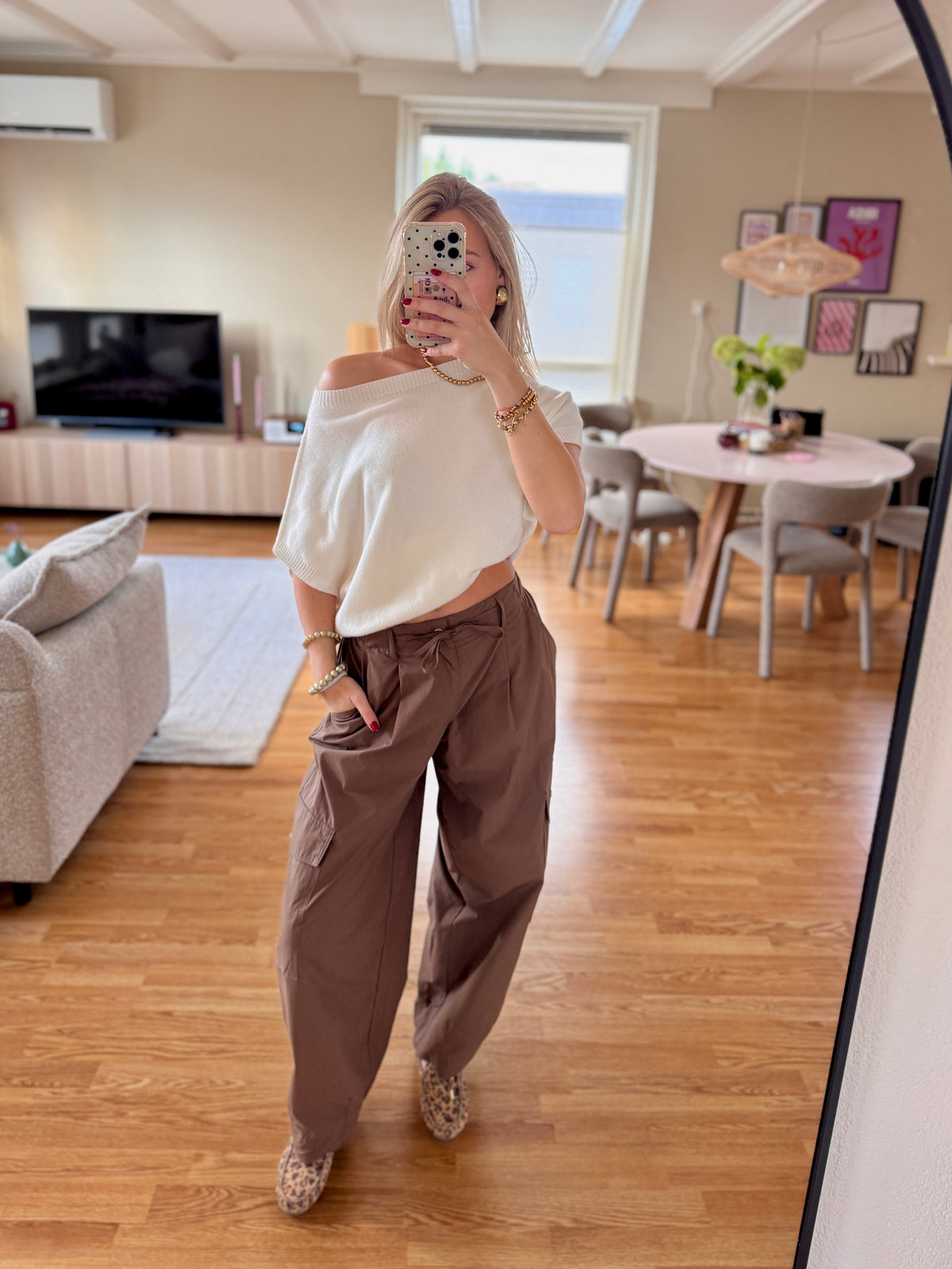 Noé cargo pants - bruin