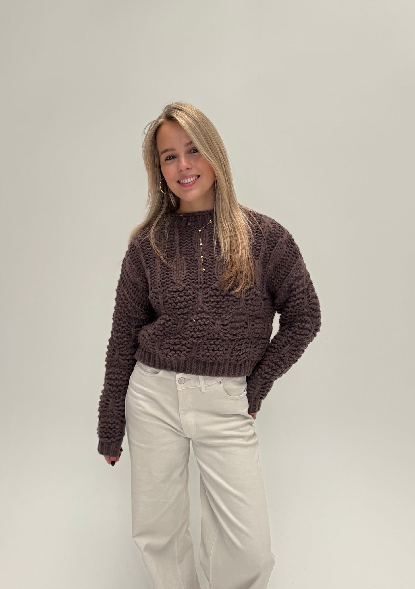 Mila knit - bruin