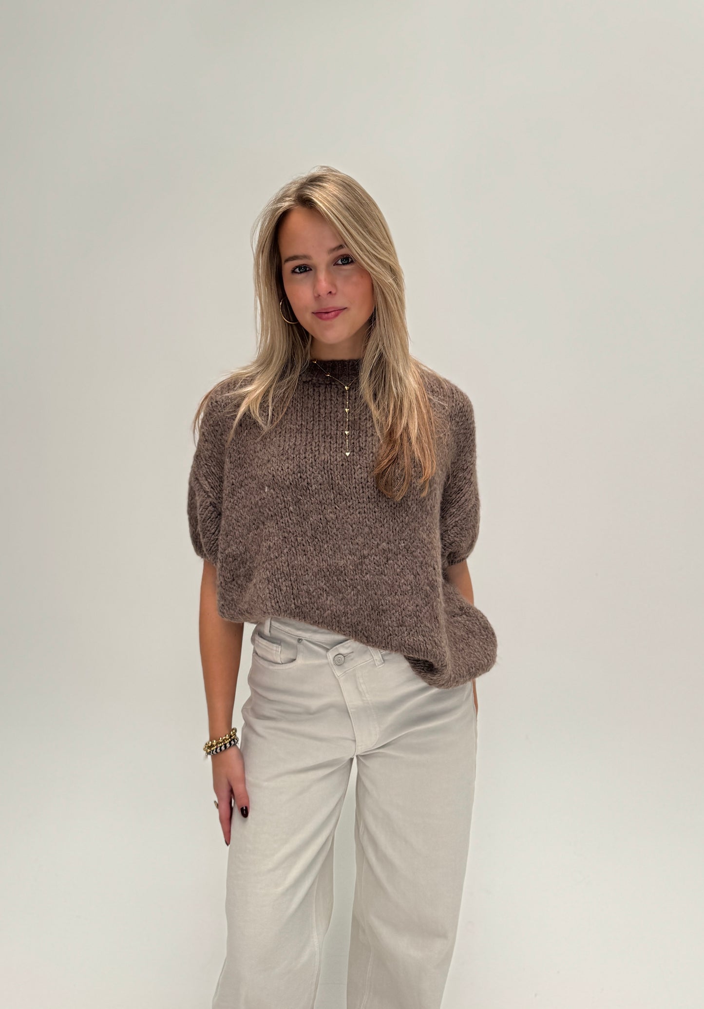 Emma knit - lichtbruin