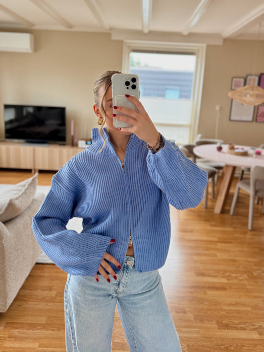 Nové knit cardigan - lavendel