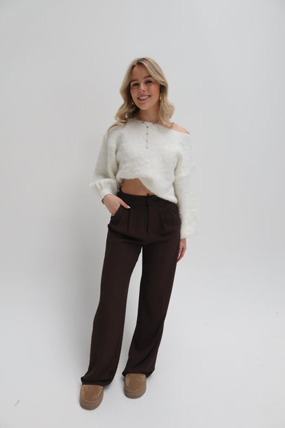 Fay pantalon - bruin