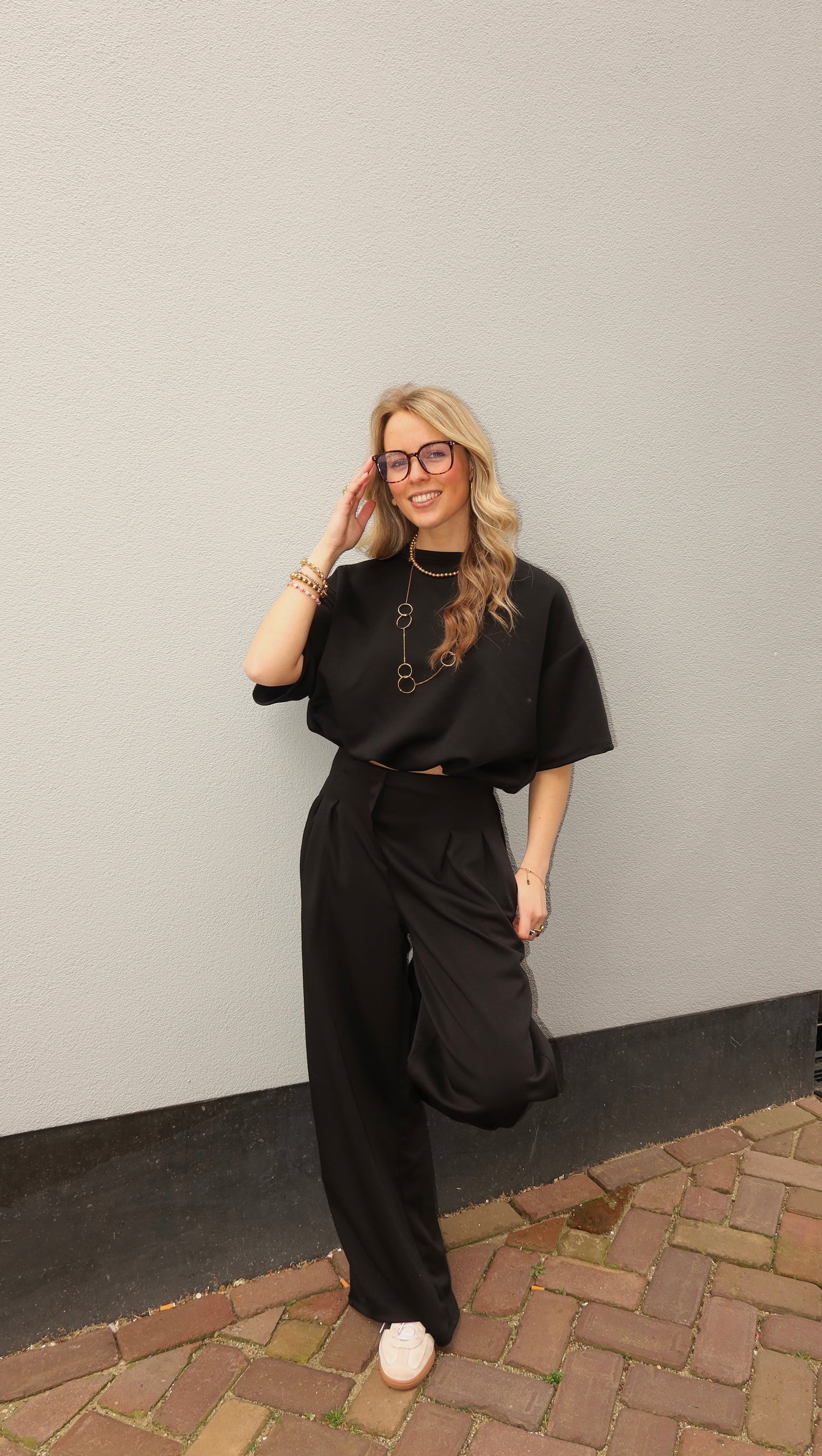 Millie comfy set - zwart