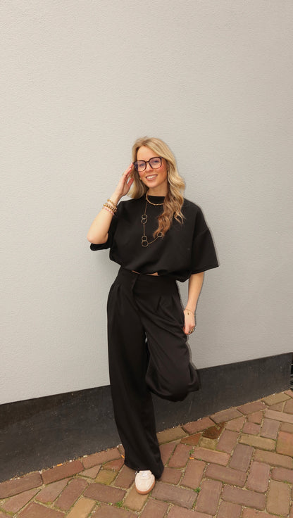 Millie comfy set - zwart