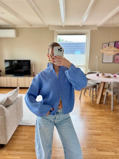Nové knit cardigan - lavendel