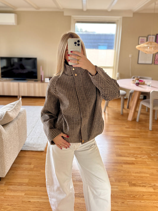 Sofia checkered jacket