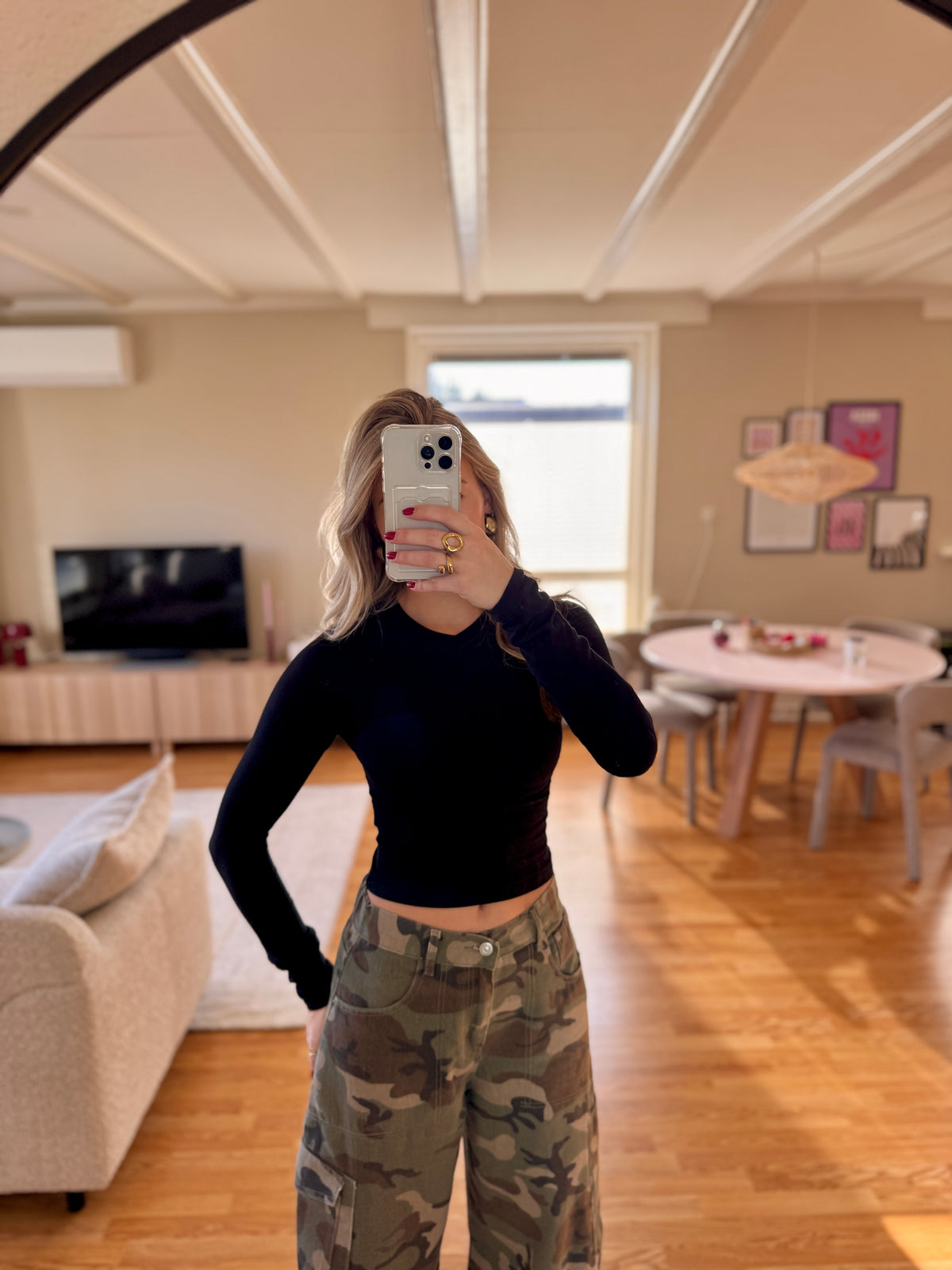 Sammie longsleeved top - zwart