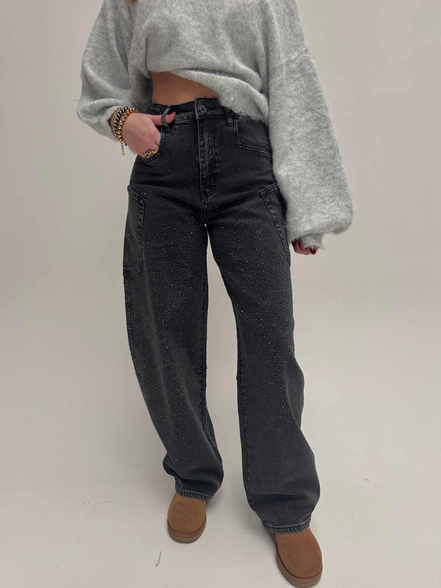 Queenheart balloon sparkle jeans