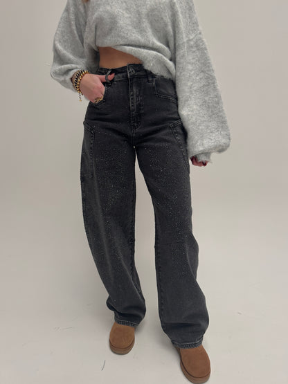 Queenheart balloon sparkle jeans