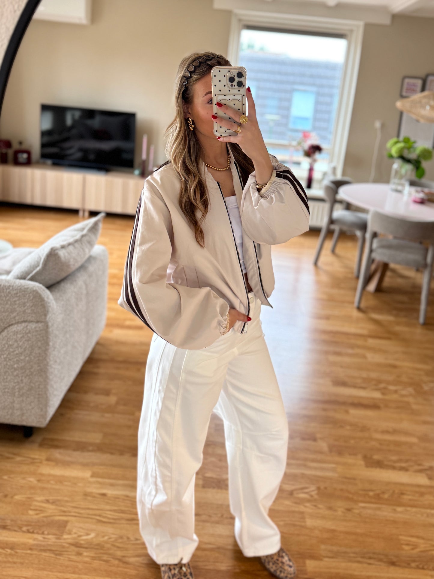 Amalia bomber jacket - beige