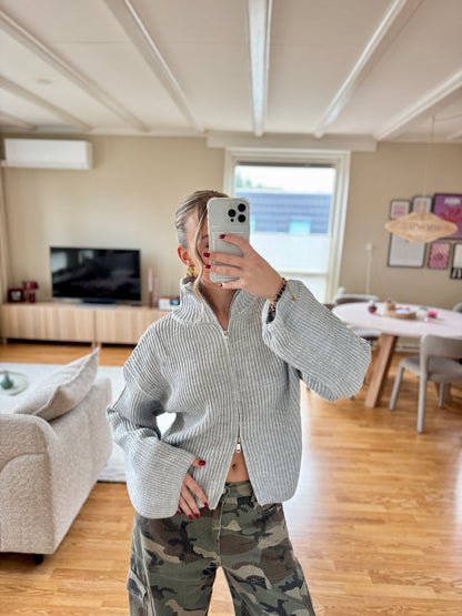Nové knit cardigan - grijs
