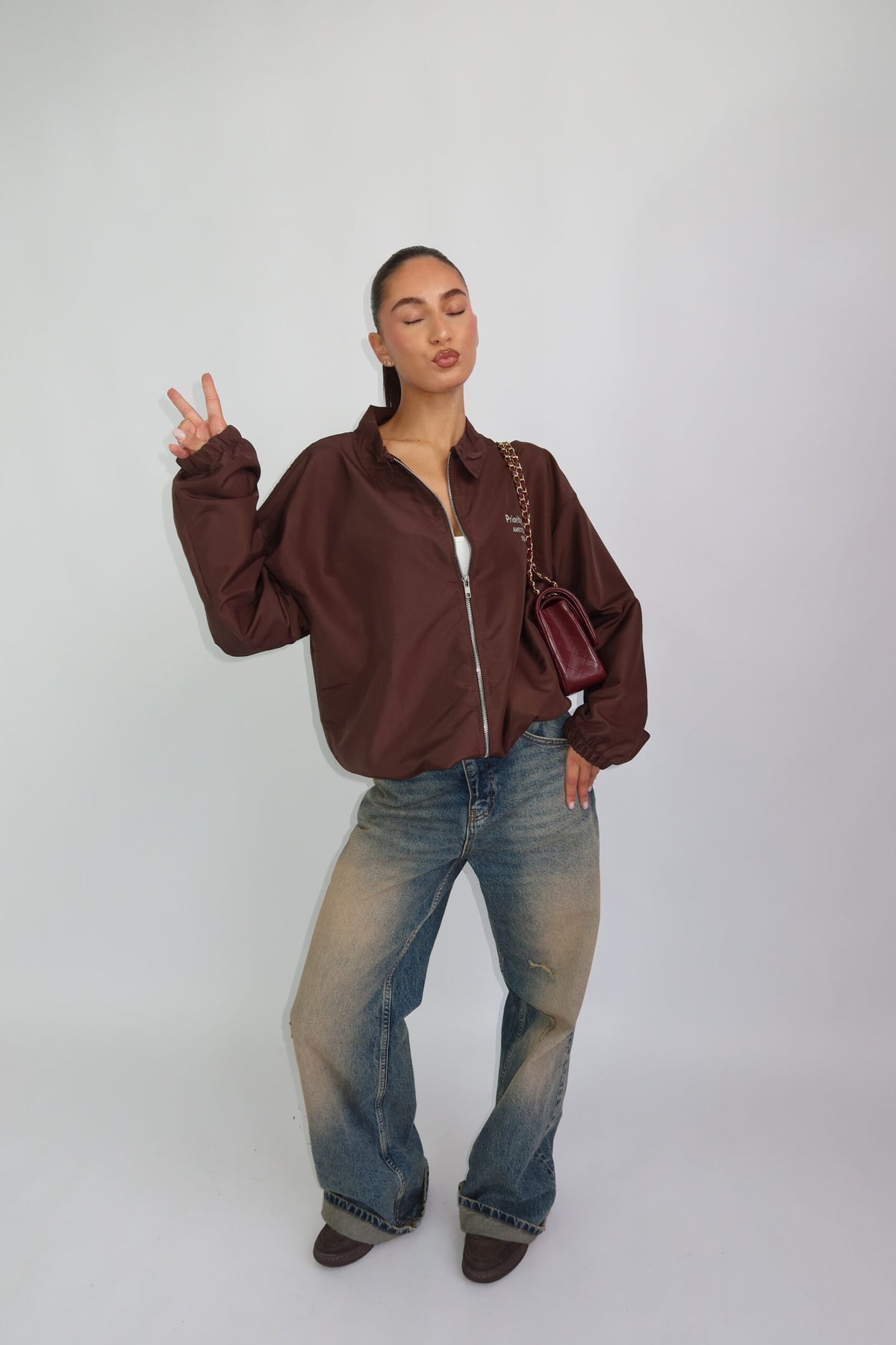 Priority windjacket - bruin