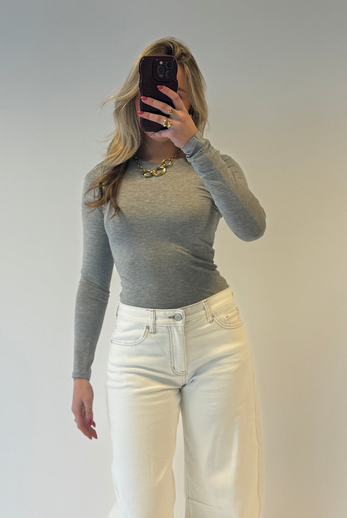 By Izi longsleeved - grijs