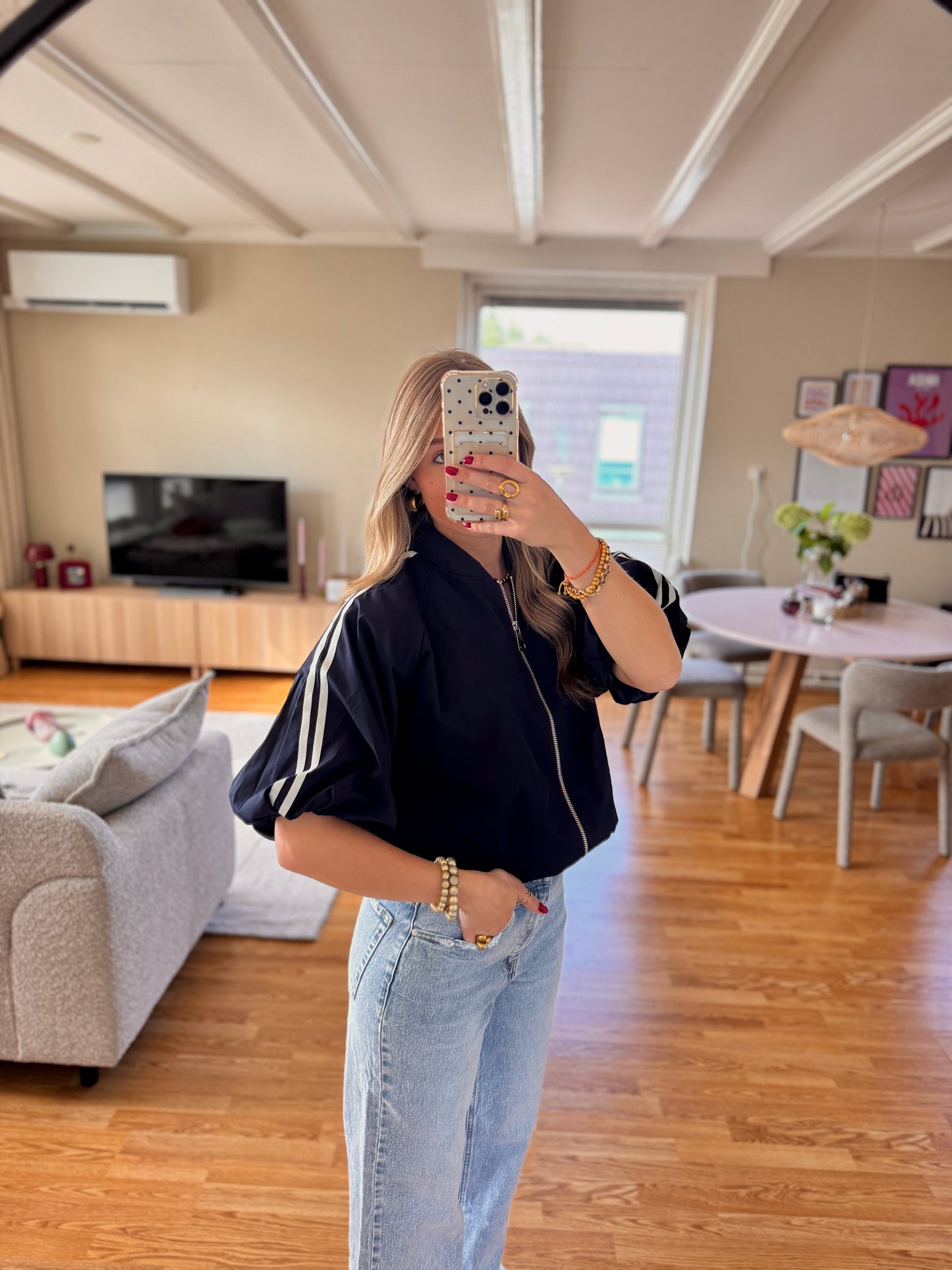 Lilly bomber jacket - navy