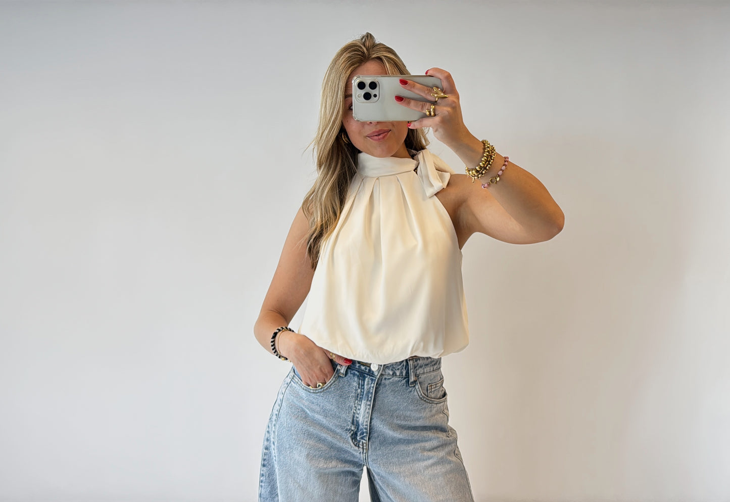 Serena top - offwhite