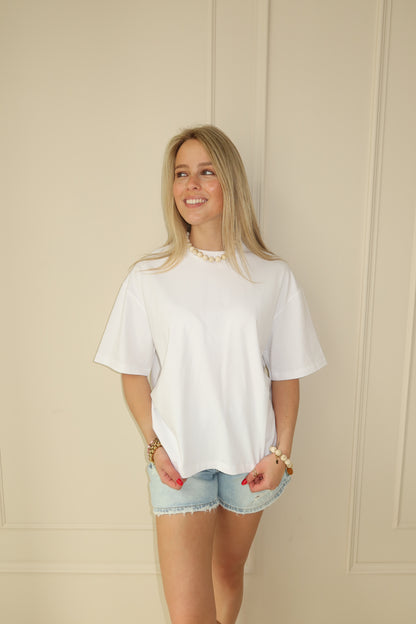 Luce basic tee - wit