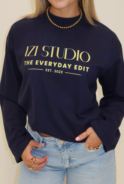 IZI studio longsleeved - navy