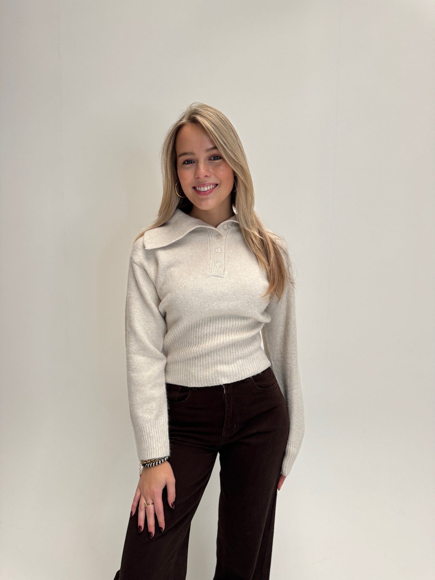 Hayley polo knit