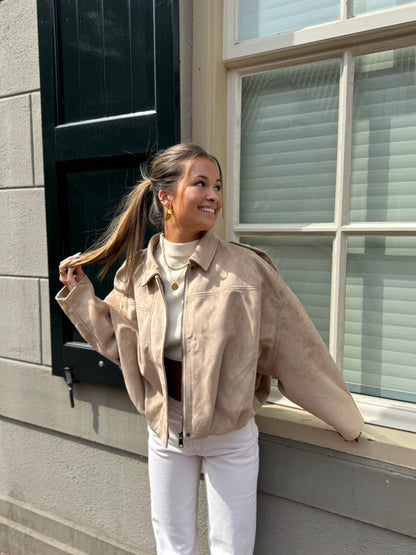 Mona jacket - suede look