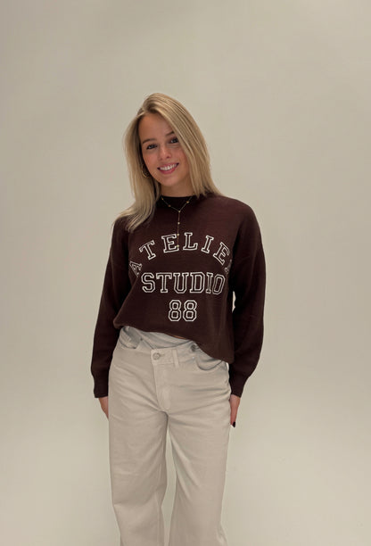 Atelier studio sweater - bruin
