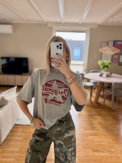 Vintage t-shirt - grijs