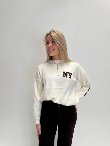 NYC sweater - offwhite