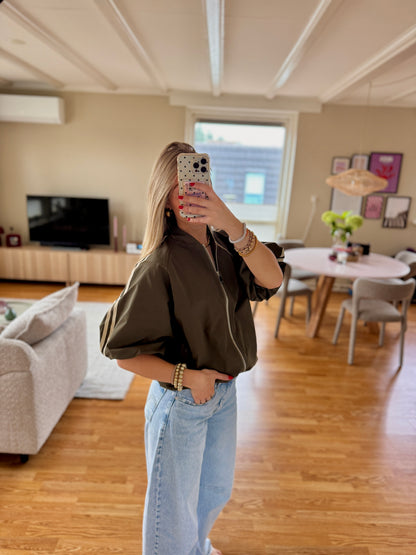 Lilly bomber jacket - armygroen
