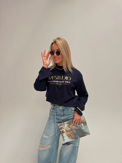 IZI studio longsleeved - navy