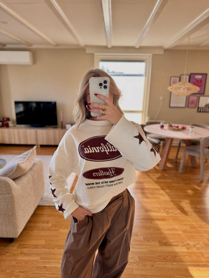 California longsleeved top - offwhite