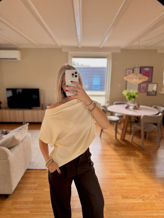 Yenthe off shoulder top - off white