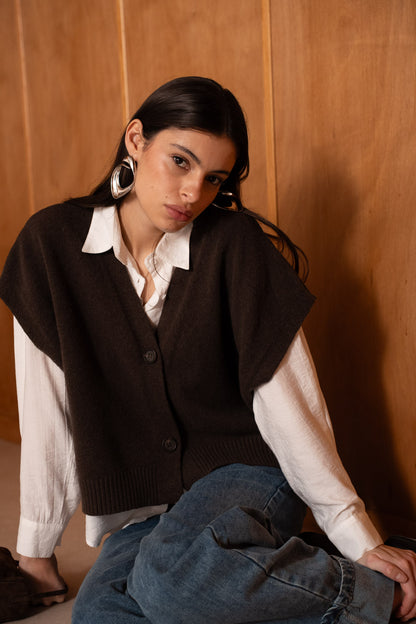 Retro spencer - bruin