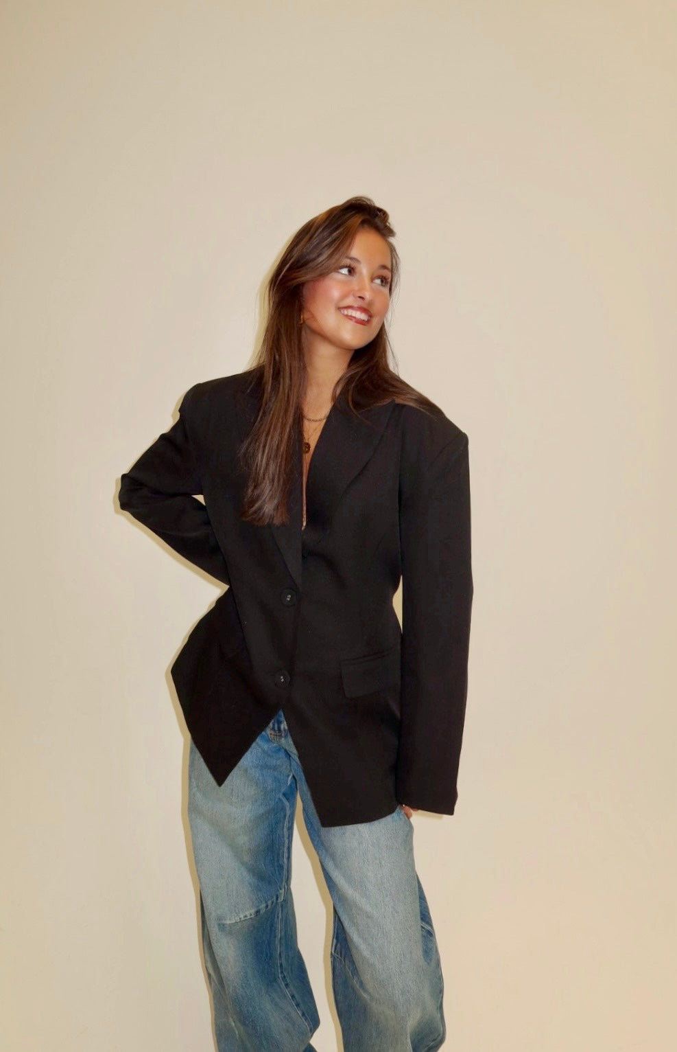 Tailored blazer - zwart