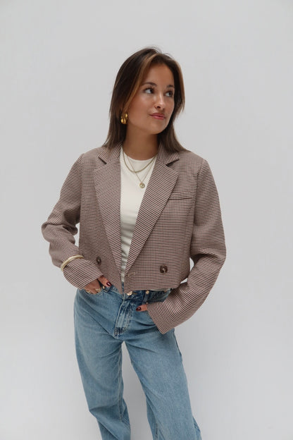 Didi statement blazer cropped