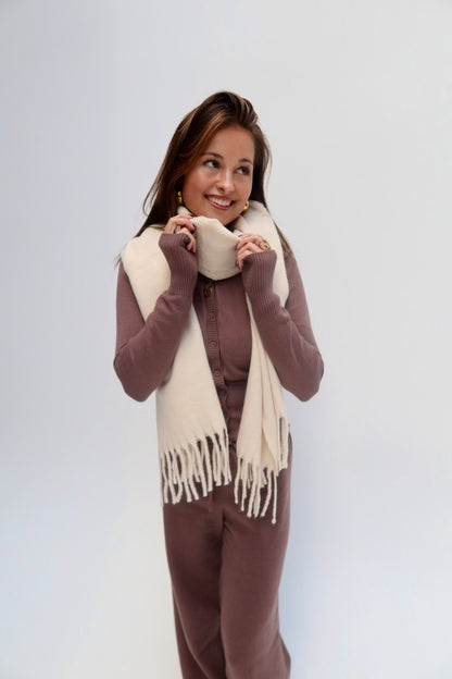 Get cozy scarf - offwhite