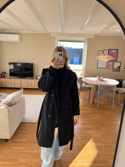 Jinthe trenchcoat - zwart