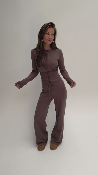 Comfy pants - taupe