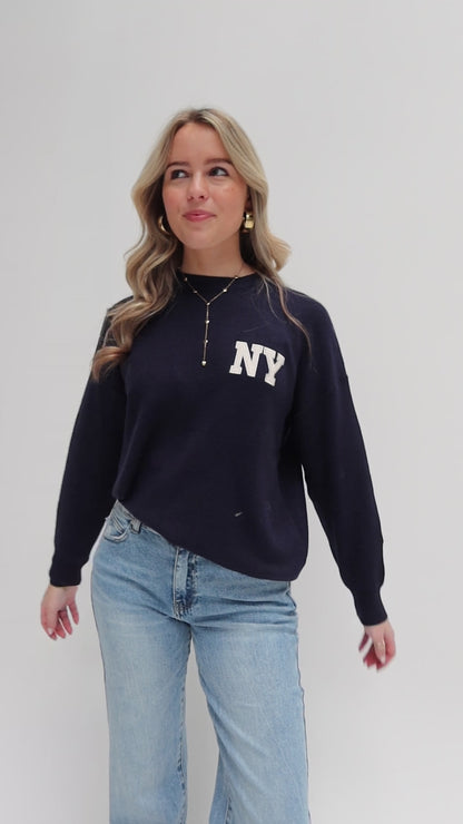 NYC trui - navy