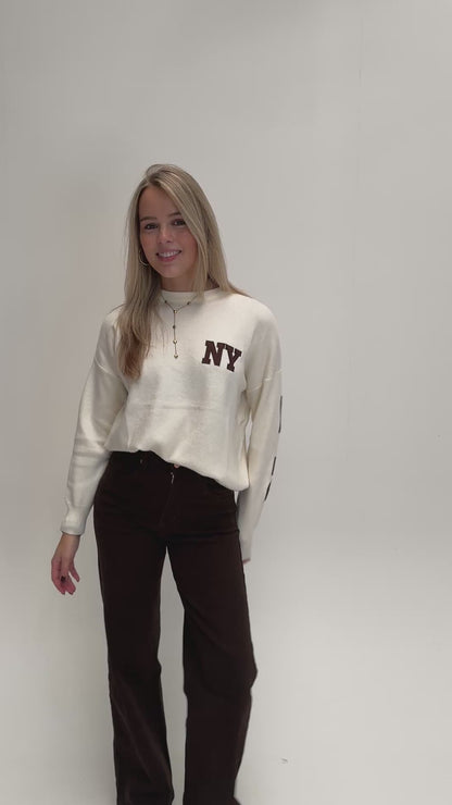 NYC sweater - offwhite